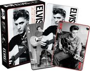 Elvis Black & White Playing Cards